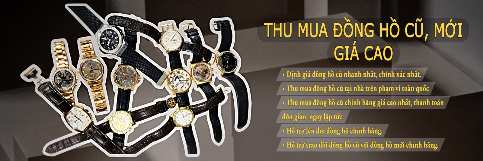 Thu mua đồng hồ cũ chính hãng