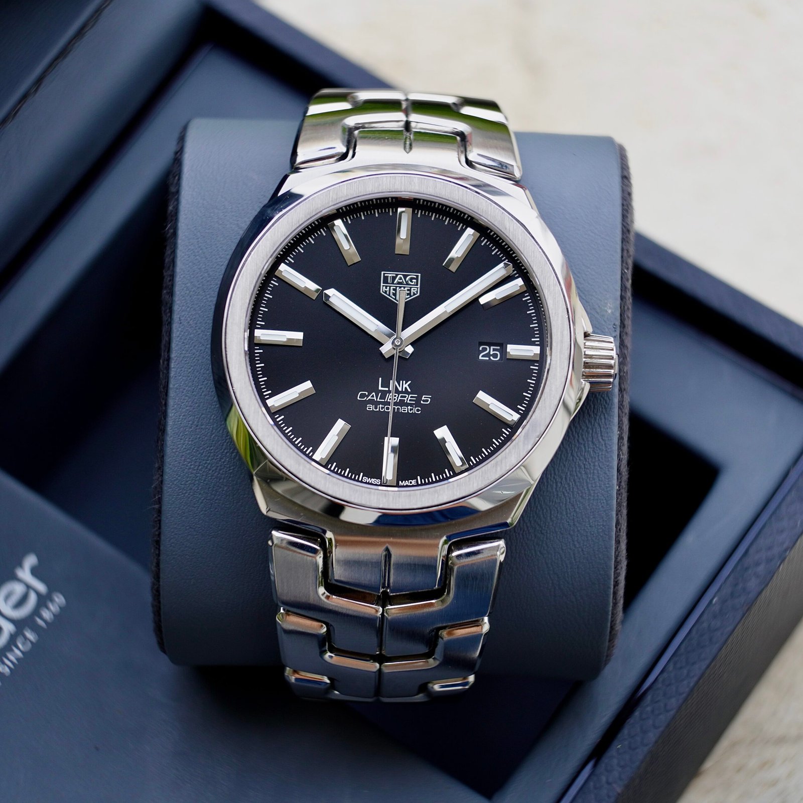 Đồng hồ Tag Heuer Link Calibre 5 41mm - WBC2110.BA0603