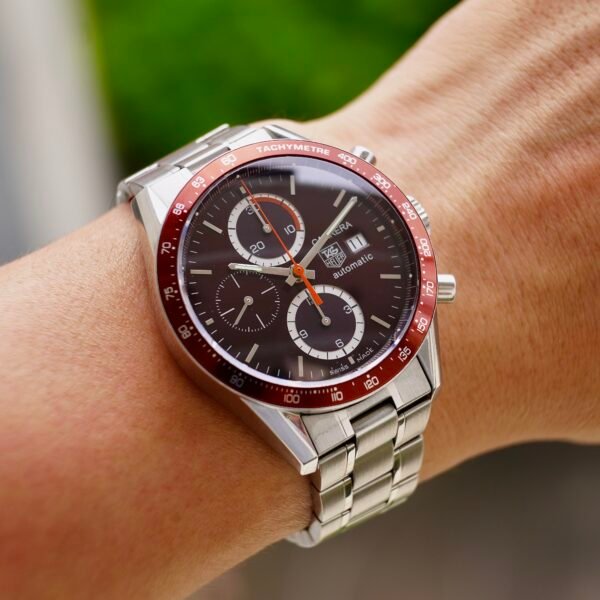 Tag Heuer Carrera Chronograph Brown Dial 41mm - CV2013.BA0794 - Ảnh 3