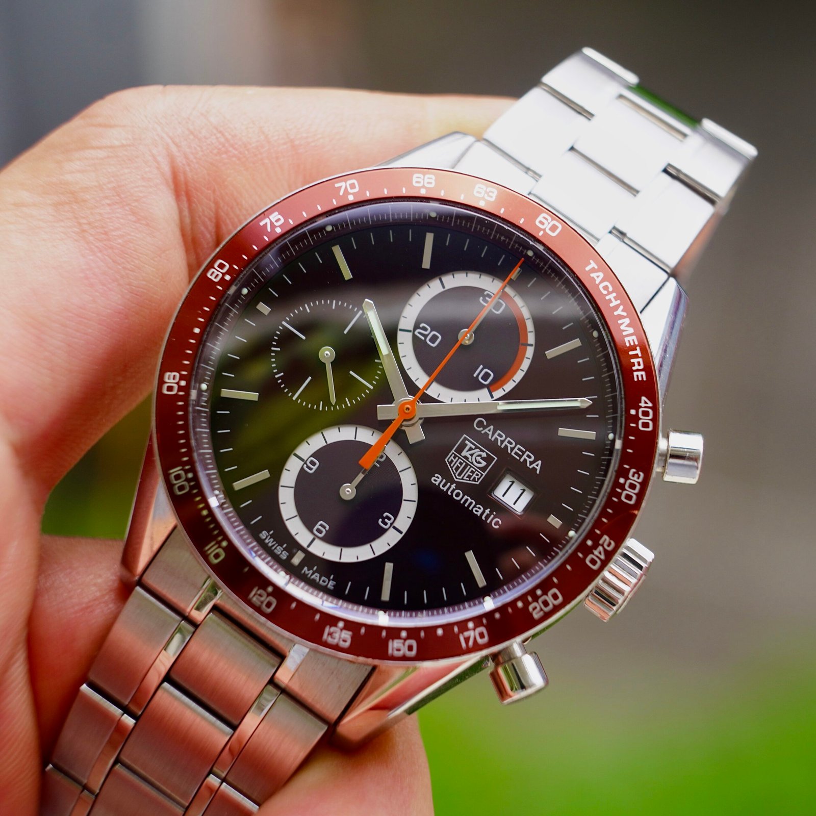 Tag Heuer Carrera Chronograph Brown Dial 41mm - CV2013.BA0794 - Ảnh 6