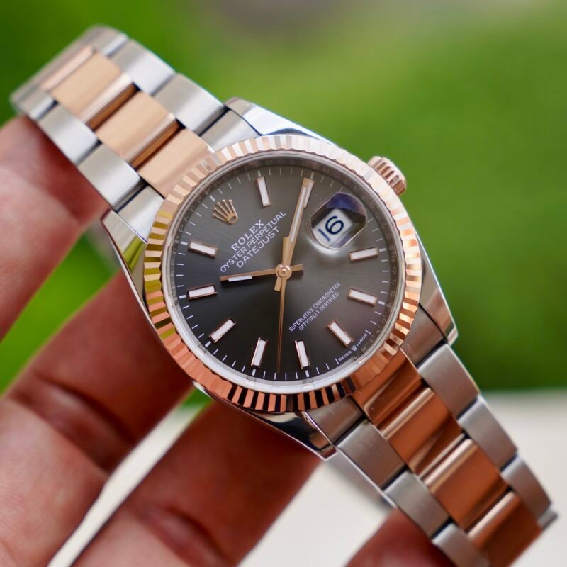 Rolex Datejust 36mm Rhodium Dial