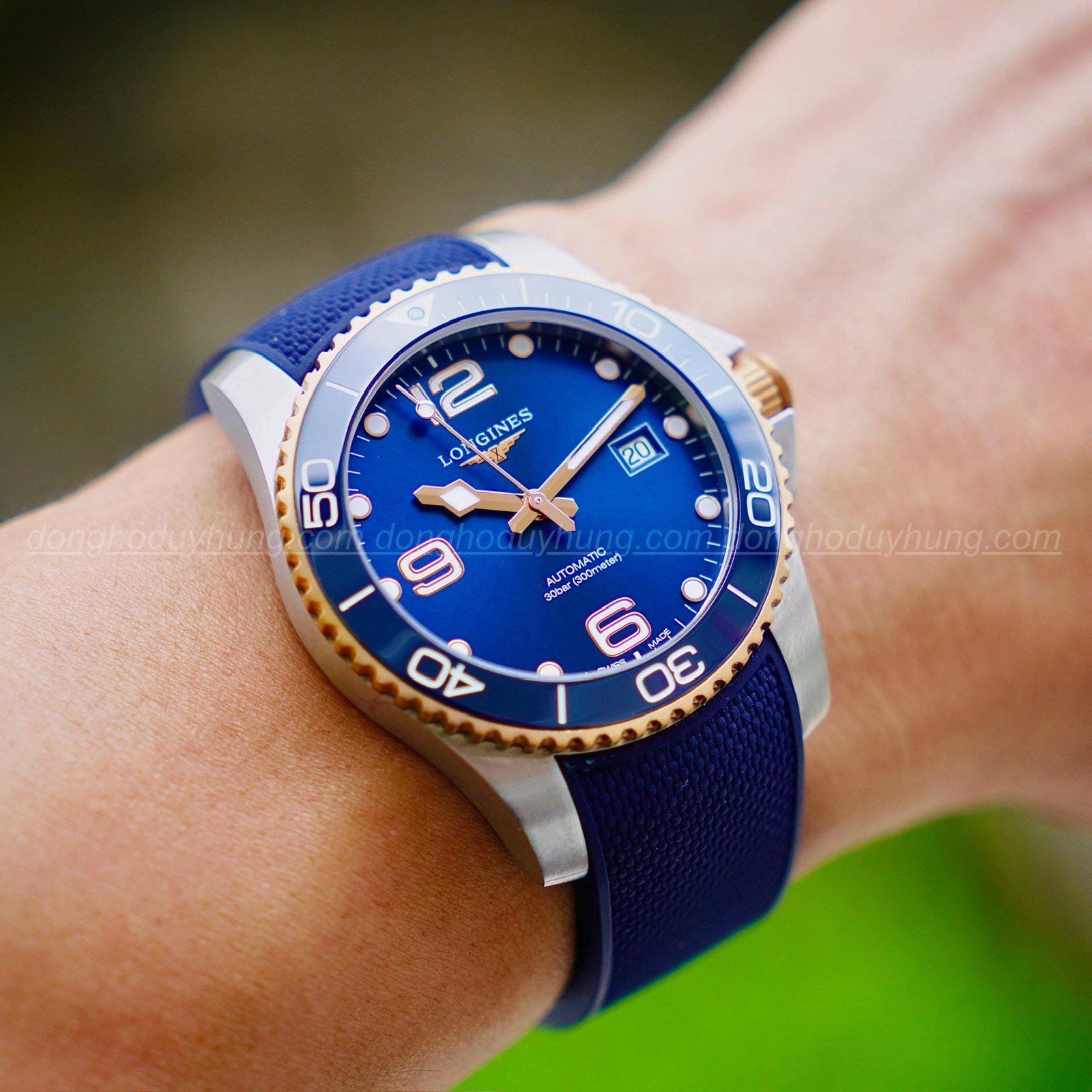 Longines Hydro Conquest 41mm - L3.781.3.98.9 - Ảnh 4