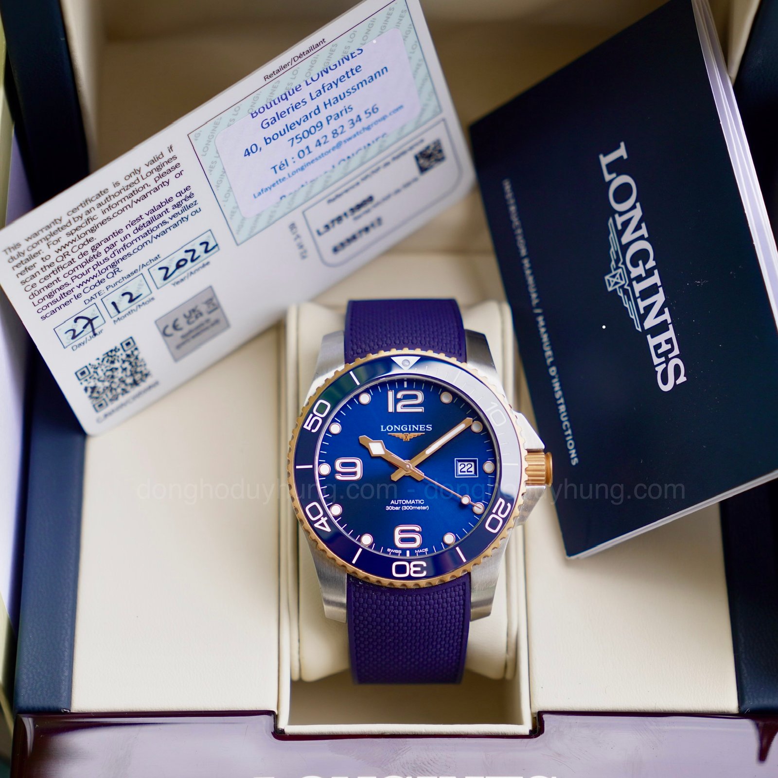 Longines Hydro Conquest 41mm - L3.781.3.98.9 - Ảnh 5