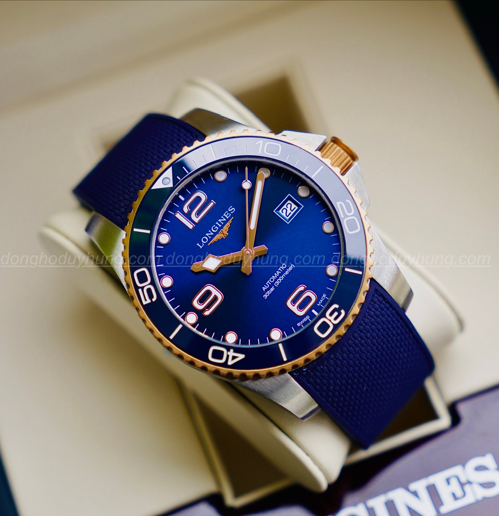 Longines Hydro Conquest 41mm - L3.781.3.98.9 - Ảnh 6