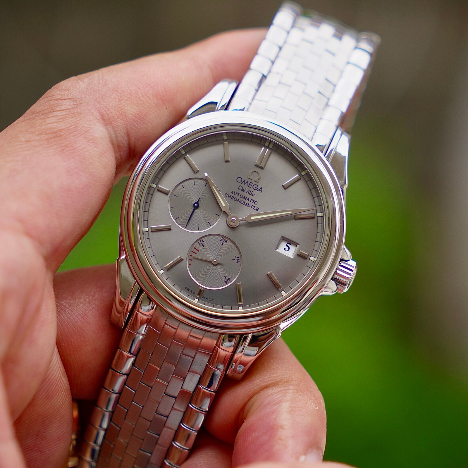Omega De Ville Co-Axial Chronometer Power Reserve 4532.41.00 - “Vảy Rồng - Kim Xăng” - Ảnh 6