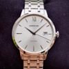 Montblanc Heritage Spirit 39mm Stainlesss Steel Leather Band Silver Dial 7322