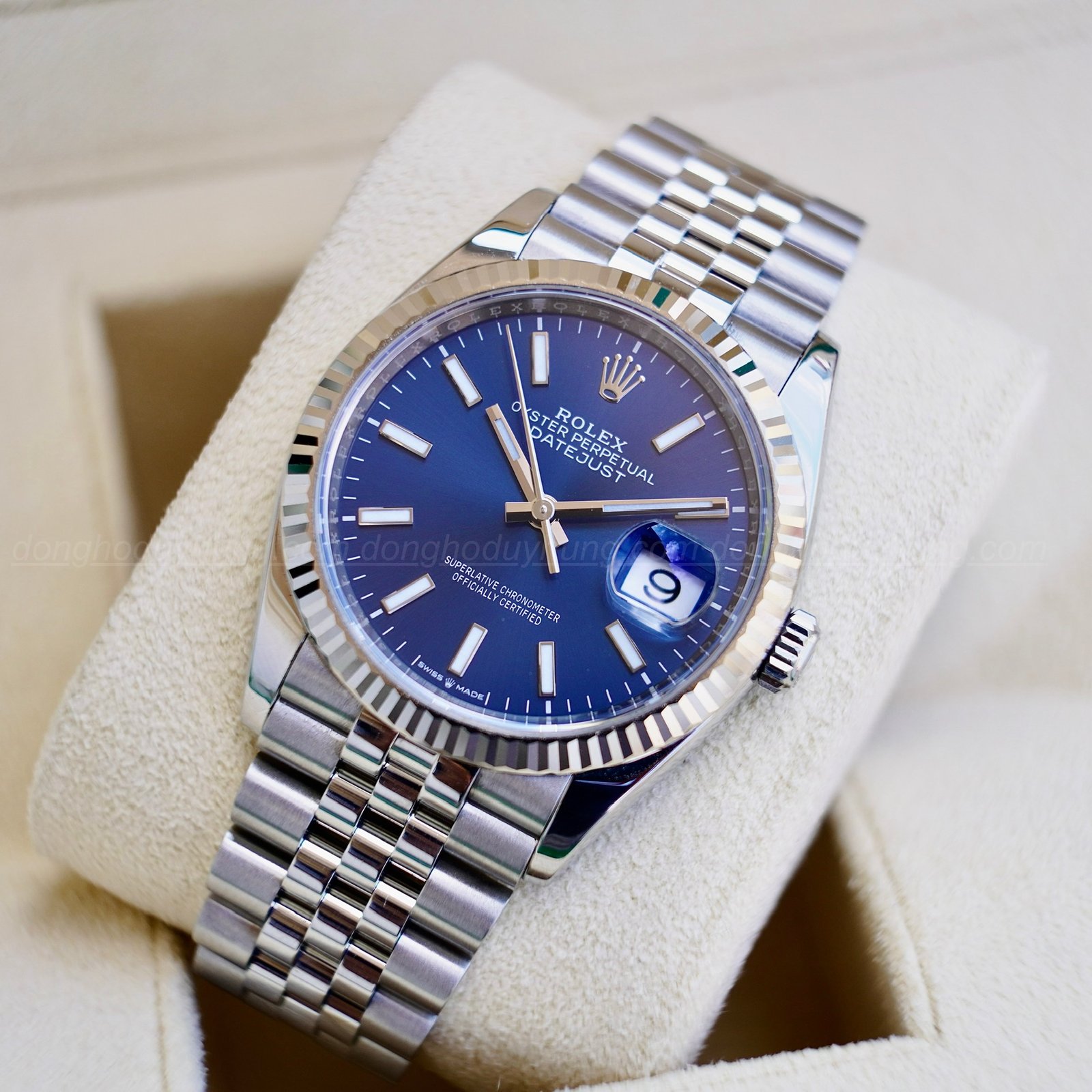Rolex Datejust 36 Mặt Xanh - 126234 - Ảnh 3