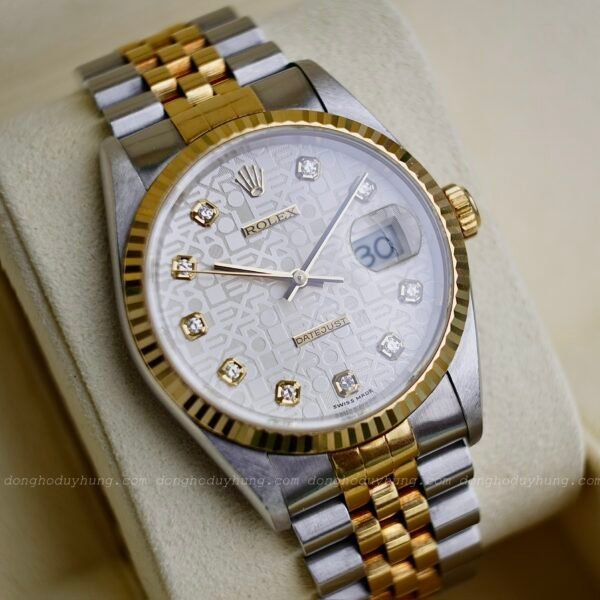 Rolex Datejust 16233 Mặt Vi Tính Cọc Số Kim Cương – Fullbox Nguyên Bản, Giá Trị Sưu Tầm Cao - Ảnh 2