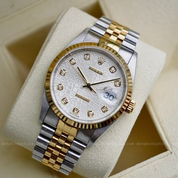 Rolex Datejust 16233 Mặt Vi Tính Cọc Số Kim Cương – Fullbox Nguyên Bản, Giá Trị Sưu Tầm Cao - Ảnh 5