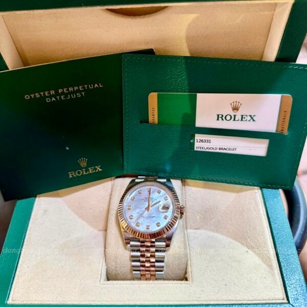 Rolex Datejust 41mm 126331 Mop Trắng