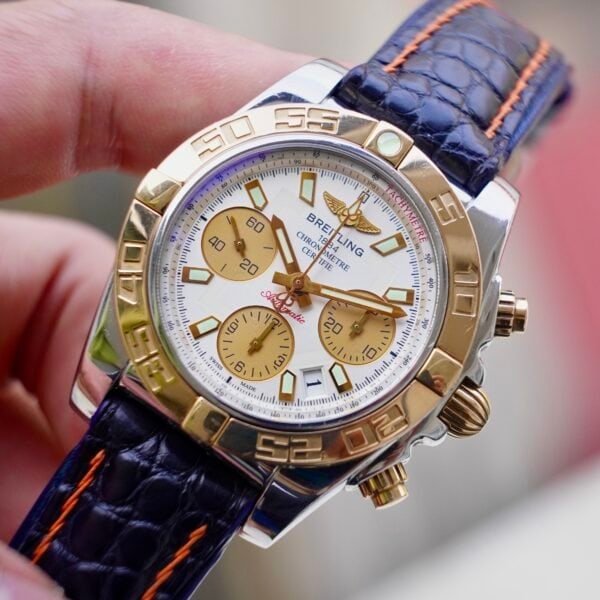 Breitling Chronomat 41 CB0140 - Tuyệt phẩm kết hợp hoàn hảo vàng khối & thép không gỉ - Ảnh 4