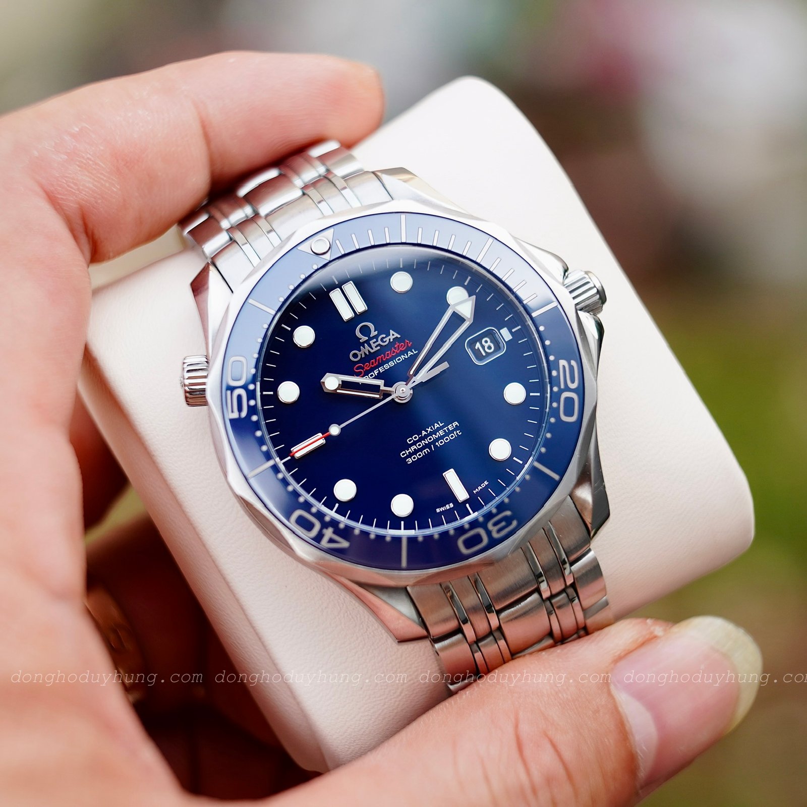 Omega Seamaster Diver 300M 41mm 212.30.41.20.03.001 – Mặt xanh máy Co-Axial 2500 - Đã qua sử dụng - Ảnh 2