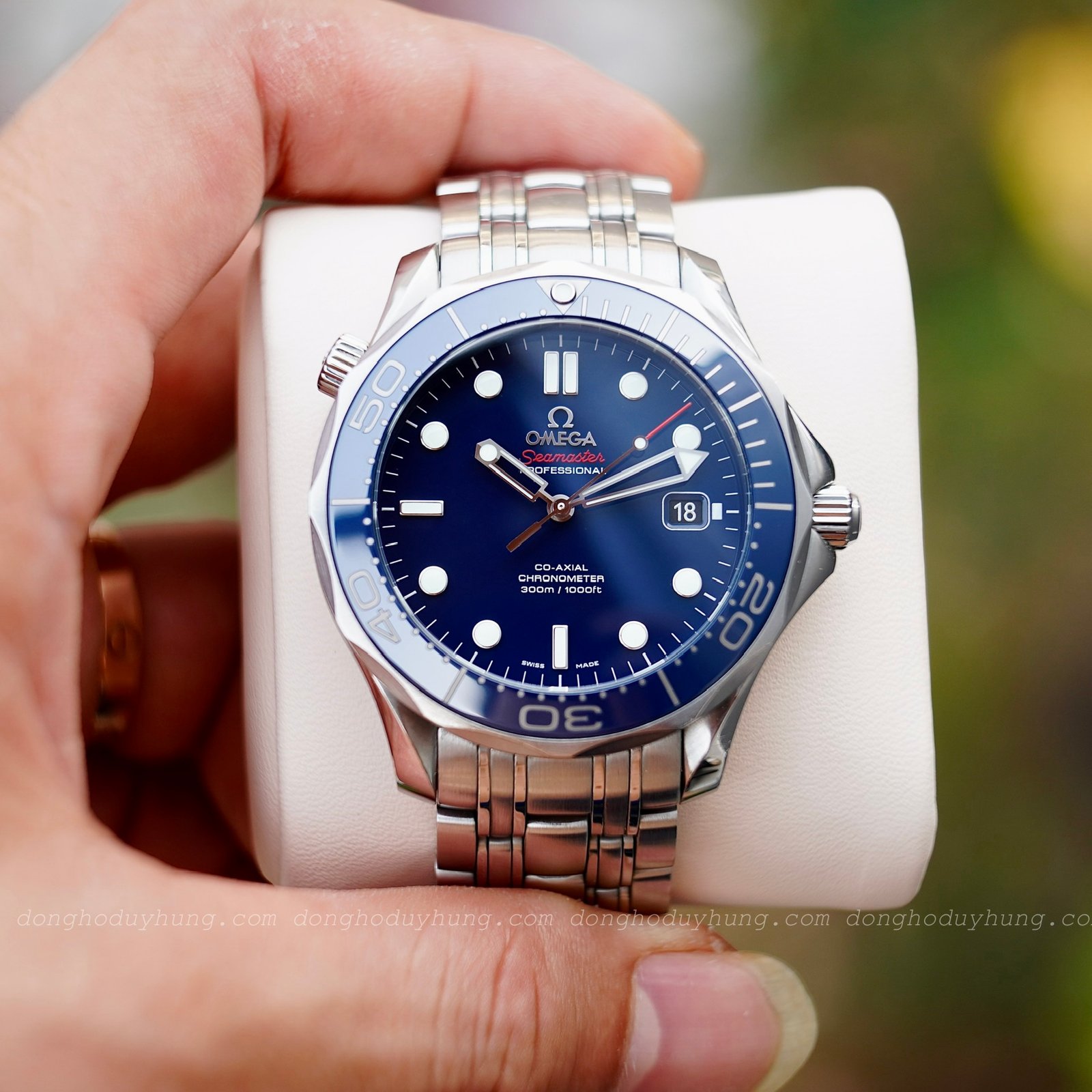 Omega Seamaster Diver 300M 41mm 212.30.41.20.03.001 – Mặt xanh máy Co-Axial 2500 - Đã qua sử dụng
