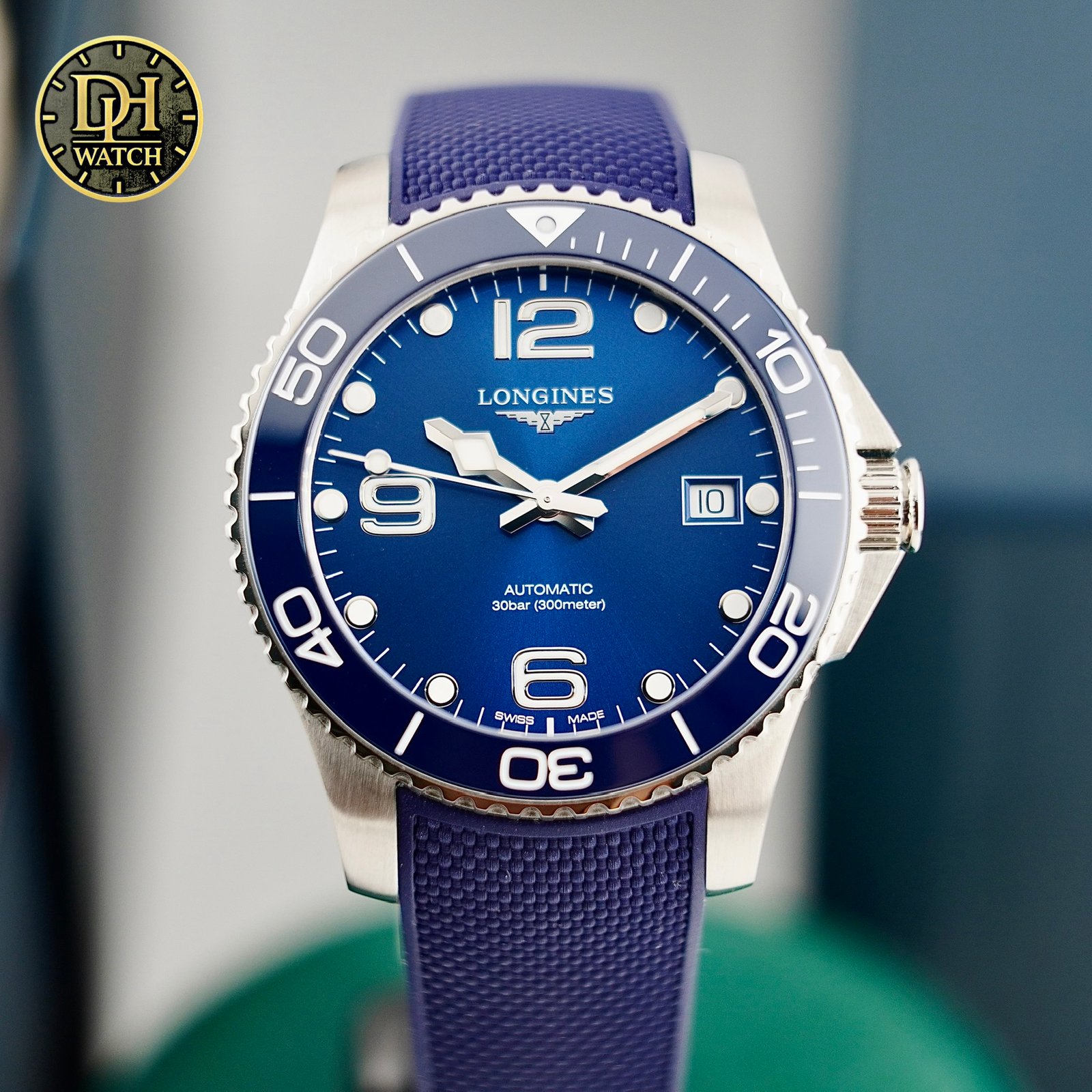 Longines HydroConquest L3.780.4.96.9 ( L37804969 ) 39mm Ceramic Blue - New chưa qua sử dụng