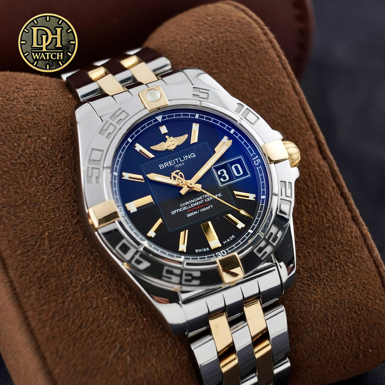 Breitling Galactic 41 B49350 Big Date Demi Vàng Fullbox 2020 – Sang trọng, thể thao và đẳng cấp - Đã qua sử dụng - Ảnh 3