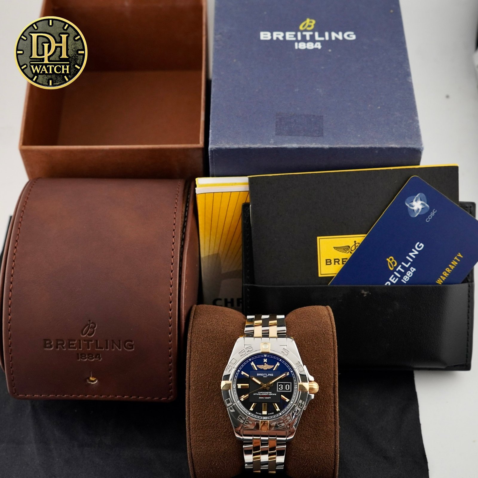 Breitling Galactic 41 B49350 Big Date Demi Vàng Fullbox 2020 – Sang trọng, thể thao và đẳng cấp - Đã qua sử dụng - Ảnh 6