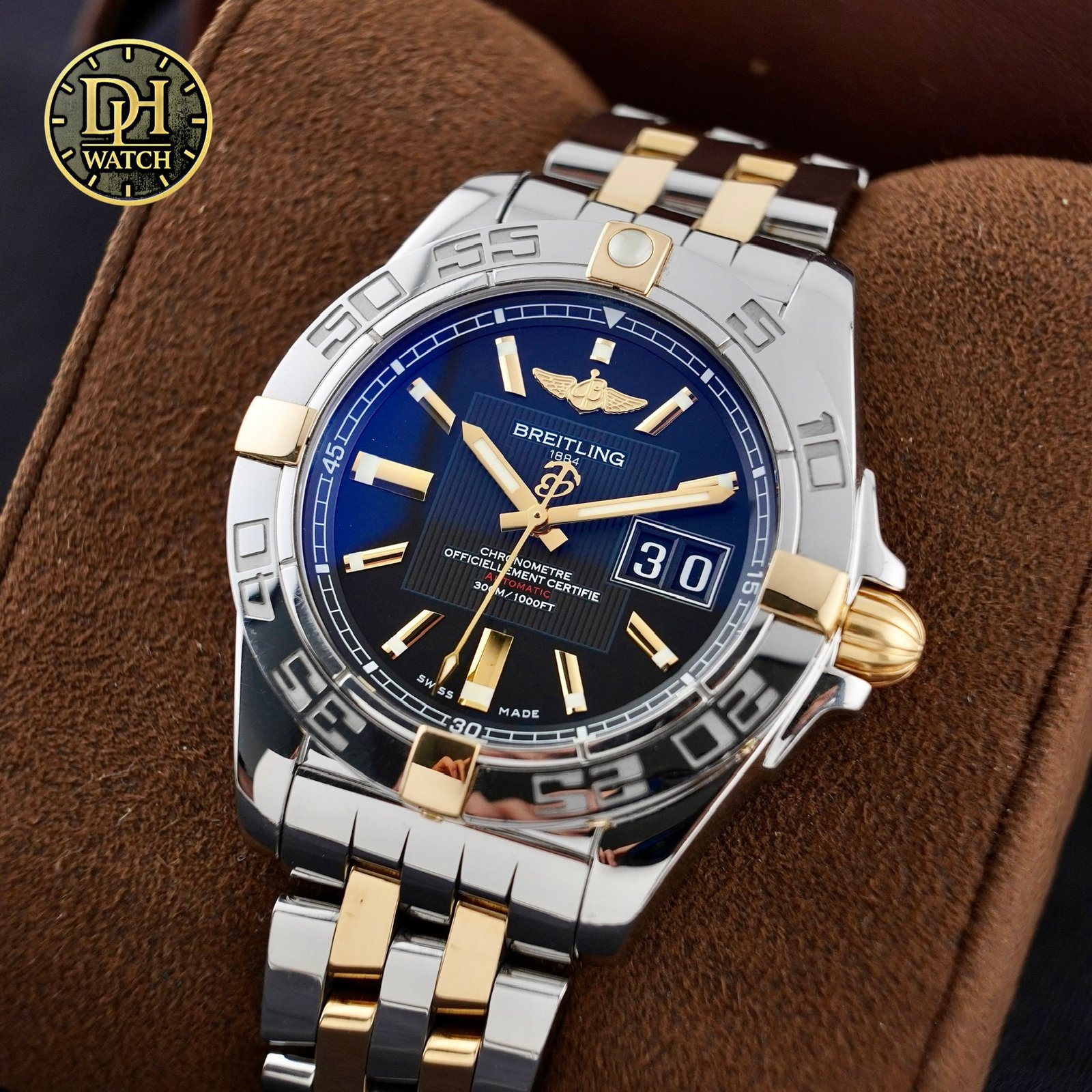 Breitling Galactic 41 B49350 Big Date Demi Vàng Fullbox 2020 – Sang trọng, thể thao và đẳng cấp - Đã qua sử dụng - Ảnh 2