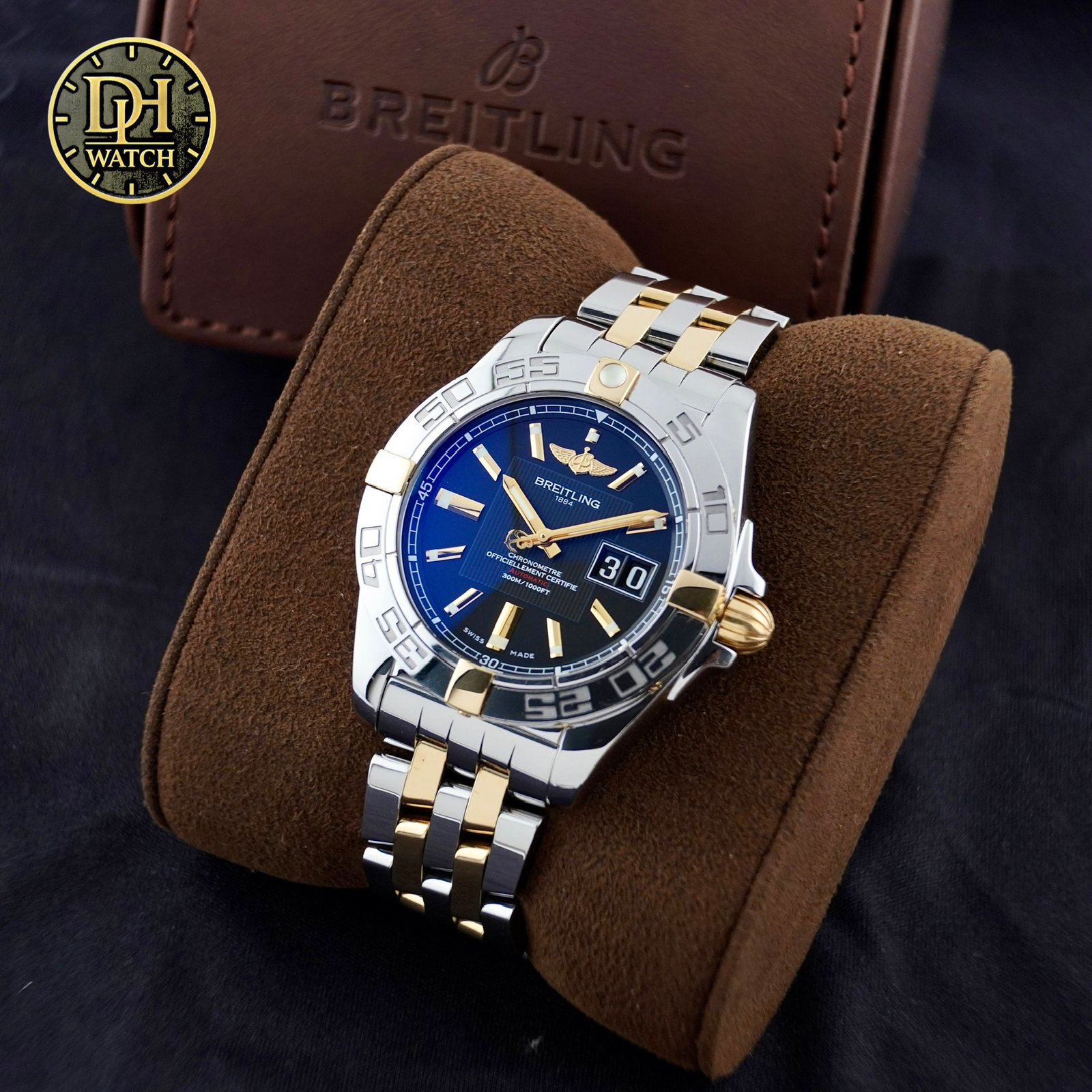 Breitling Galactic 41 B49350 Big Date Demi Vàng Fullbox 2020 – Sang trọng, thể thao và đẳng cấp - Đã qua sử dụng - Ảnh 5