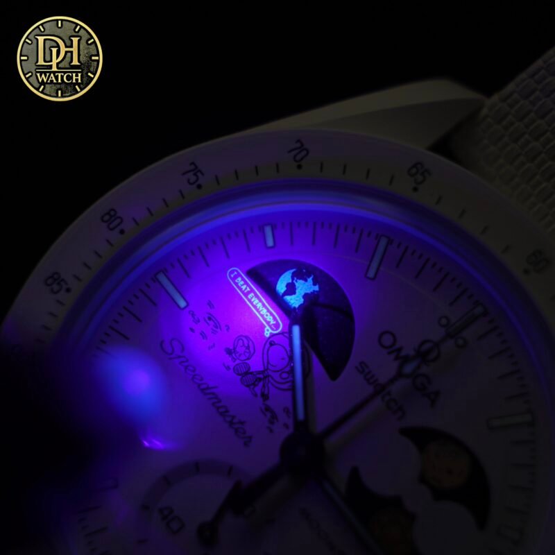 OMEGA x Swatch Mission to Earthphase Moonshine Gold