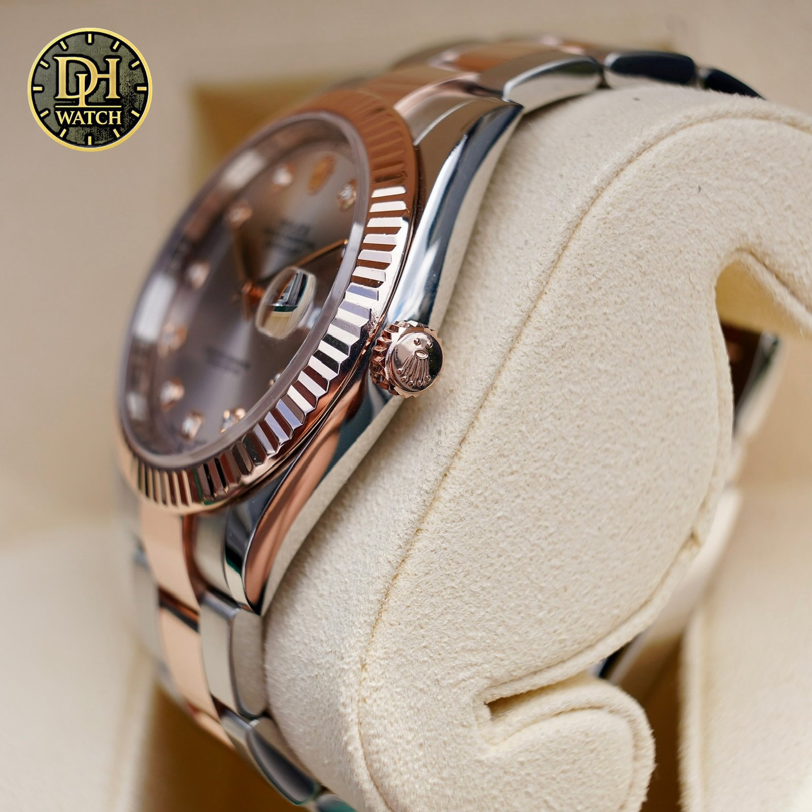 Rolex Datejust 41 126331 Mặt Số Sundust Kim Cương - Vẻ Đẹp Sang Trọng Của Everose Rolesor - Đã qua sử dụng - Ảnh 8