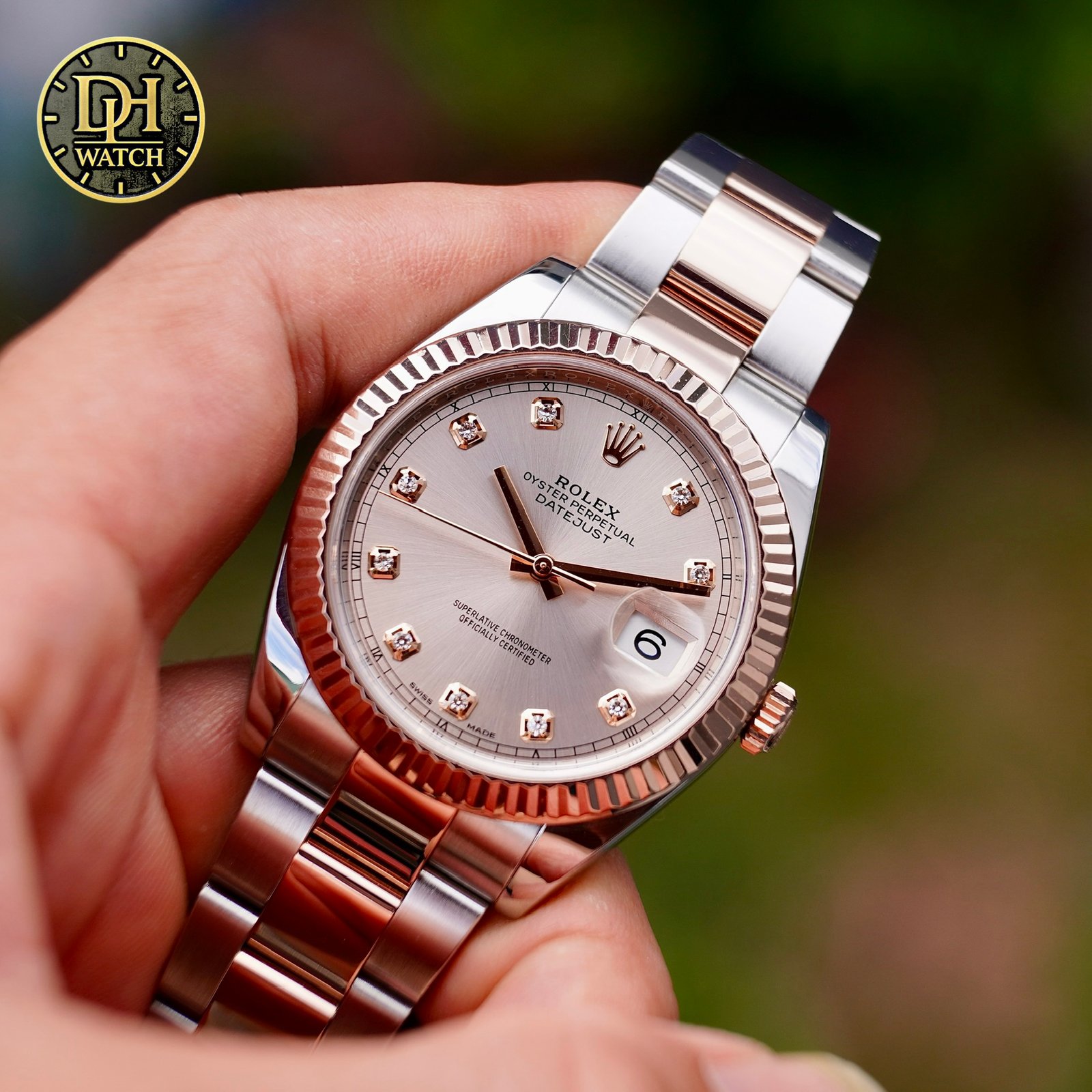 Rolex Datejust 41 126331 Mặt Số Sundust Kim Cương - Vẻ Đẹp Sang Trọng Của Everose Rolesor - Đã qua sử dụng - Ảnh 5