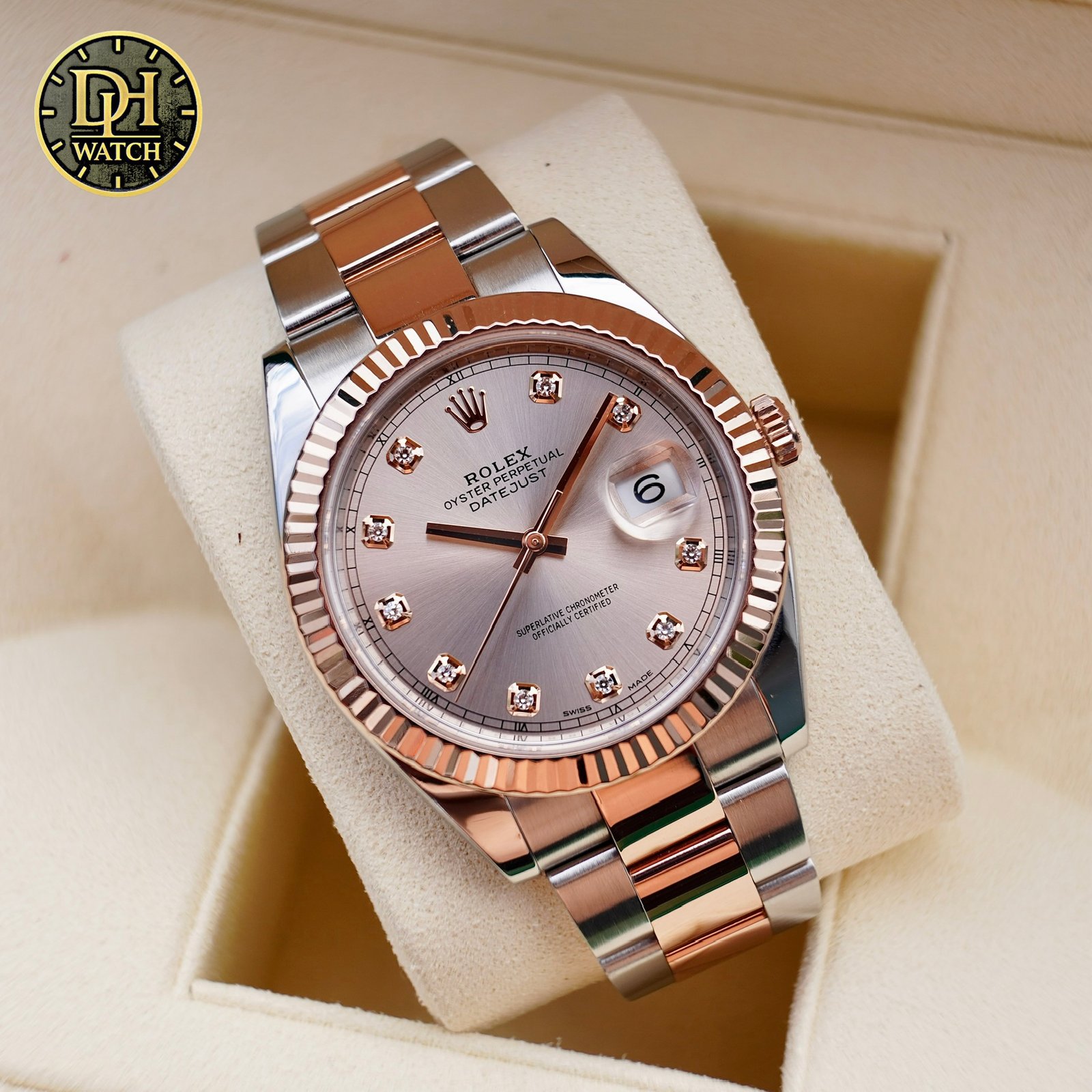Rolex Datejust 41 126331 Mặt Số Sundust Kim Cương - Vẻ Đẹp Sang Trọng Của Everose Rolesor - Đã qua sử dụng - Ảnh 2