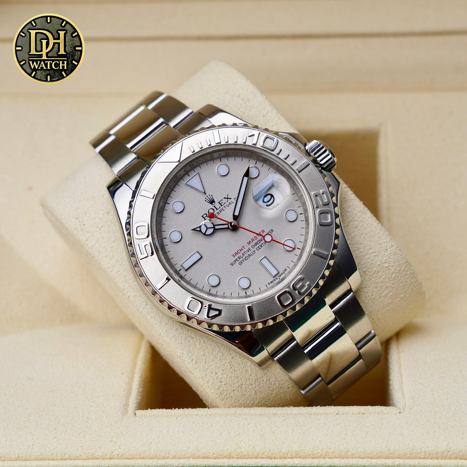 Rolex Yacht-Master 40 116622 Mặt Platinum - Đồng Hồ Thể Thao Sang Trọng Đậm Chất Rolex - Đã qua sử dụng - Ảnh 4