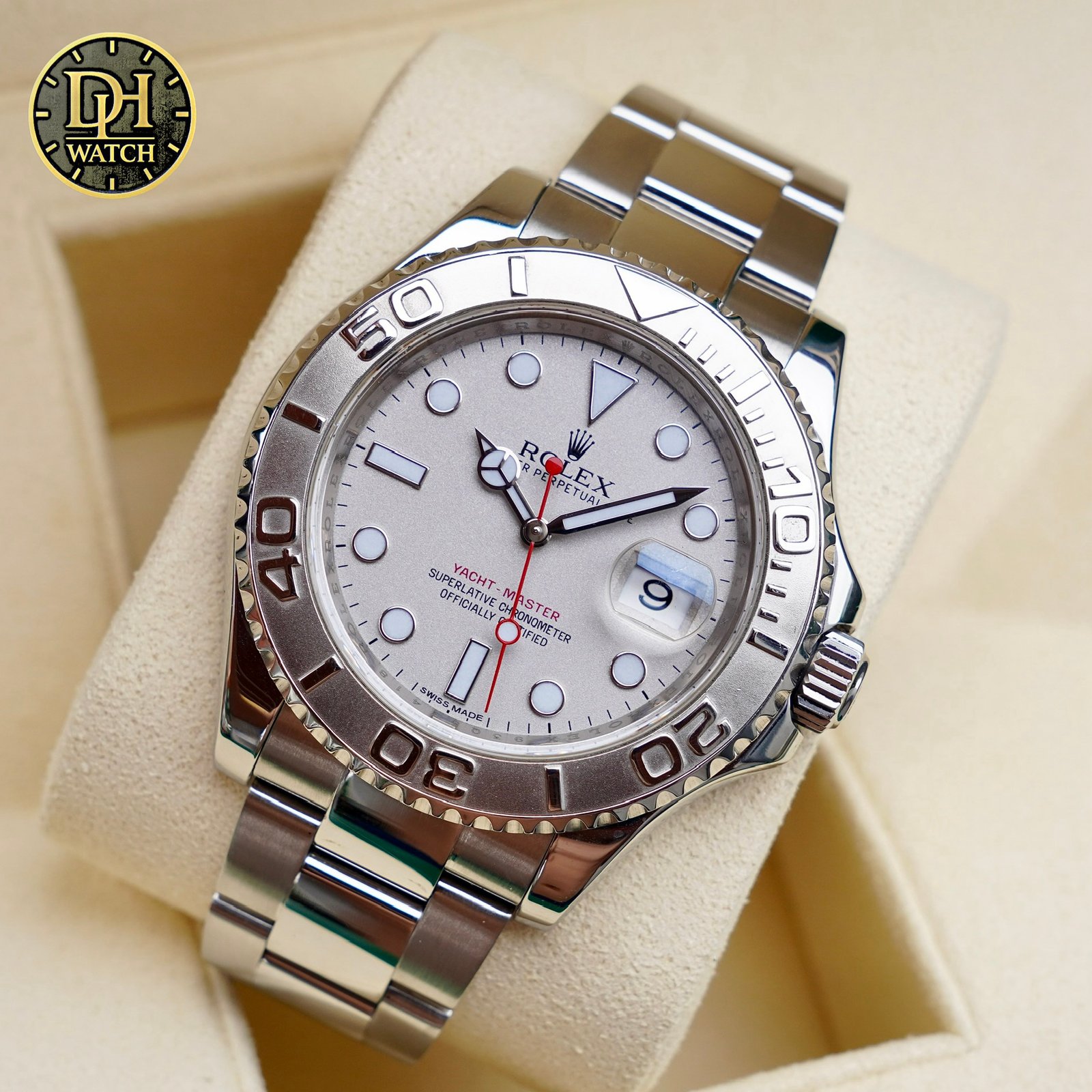 Rolex Yacht-Master 40 116622 Mặt Platinum - Đồng Hồ Thể Thao Sang Trọng Đậm Chất Rolex - Đã qua sử dụng - Ảnh 3